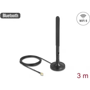 Virsmas tīkla antena DELOCK 10039 RP-SMA vīrišķais 3 dBi 5,15–5,85 GHz