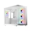 Datora korpuss Midi LC-Power Gaming 8001W Pro-Storm Light, ATX, melns