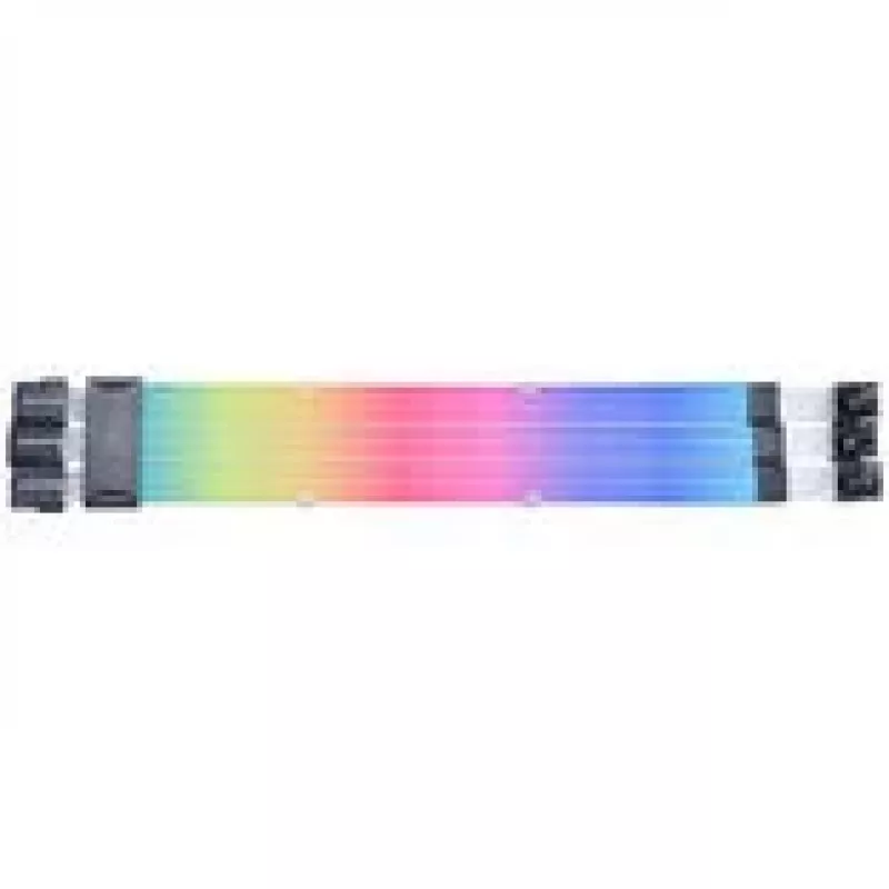Lian Li Strimer Wireless GPU 3x 8-Pin ARGB strāvas kabelis PW12-1W — bezvadu ARGB GPU strāvas savienotājs (3×8‑kontaktu)