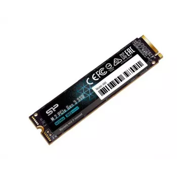 SSD M.2 NVMe Silicon Power P34A60 2 TB, PCIe 3.0 x4, lasīšana 2200 MB/s, rakstīšana 1600 MB/s