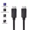 DisplayPort v1.2 vīrišķais, 4K, 1,5 m