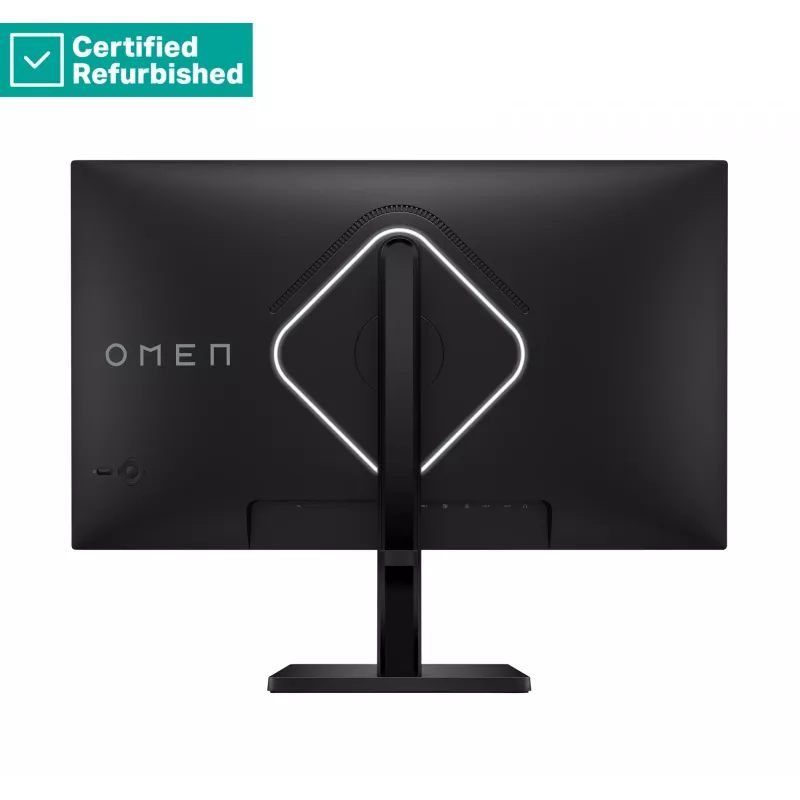 RENEW SILVER OMEN by HP 27qs QHD spēļu monitors - 27 collu 2560x1440 QHD 400-nit 240 Hz AG, IPS, 2x HDMI/DisplayPort, 2x USB-A, skaļruņi, regulējams augstums/slīpums/pagriešana, 1 gada garantija