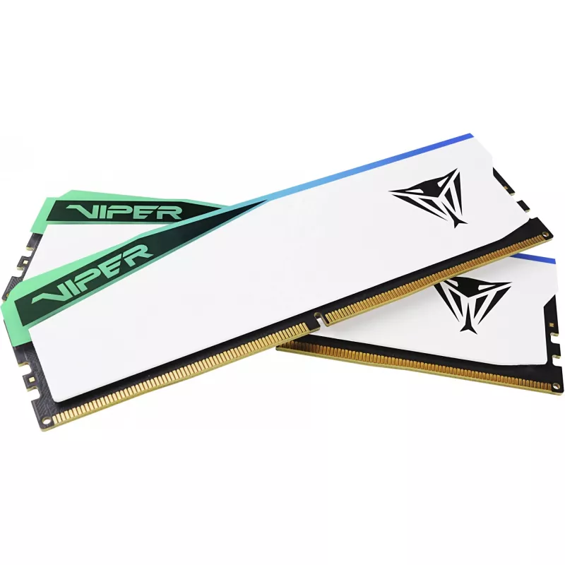 DIMM 48 GB DDR5-6000 (2x 24 GB) Dual-Kit, atmiņa balta, PVER548G60C42KW, Viper Elite 5 RGB, INTEL XMP, AMD EXPO