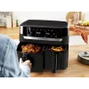 Tefal Easy Fry EY901N Double 8.3 L Stāvošs 2700 W Karstā gaisa fritieris Melns
