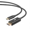 USB-C uz DisplayPort kabelis TB AKTBXVDUSBCDP2B 2 m — melns