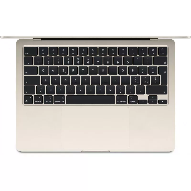 APPLE MacBook Air 34,46cm 13,6collas Apple M3 mikroshēma ar 8 kodolu centrālo procesoru un 10 kodolu GPU 24GB 512GB SSD Starlight