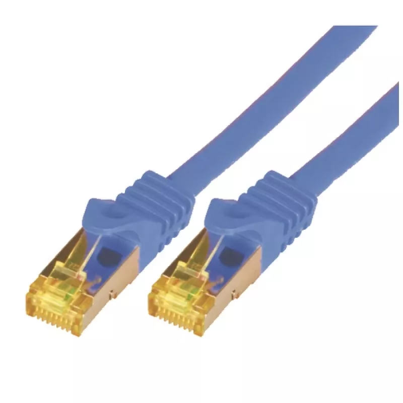 Tīkla kabelis M-Cab 7.5m RJ-45 Cat7 Blue S/FTP