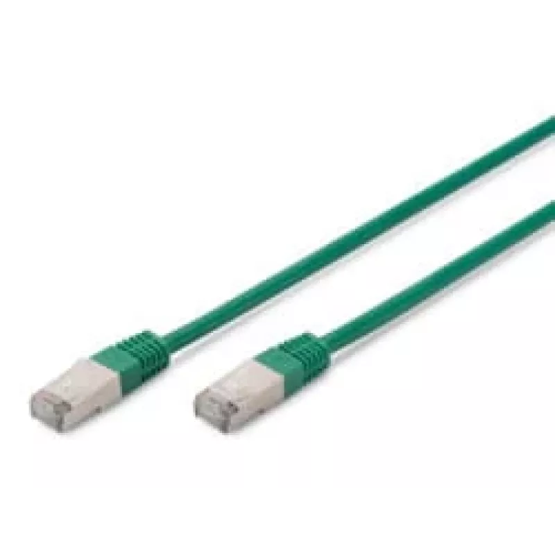 Tīkla kabelis Digitus CAT 5e SF/UTP RJ-45 0,5m zaļš