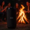 Pārnēsājams Bluetooth stereo skaļrunis SQUEAK SQ1008 — 14W RMS, Bluetooth 5.3, 1200 mAh, IPX4, FM, LED, AUX, USB