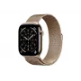 Apple Watch Series 11 GPS + Cellular 46mm Zelta titāna korpuss ar Zelta Milānas cilpu - S/M (MFD74ZR/A)