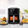 Rommelsbacher FRH 1700 Single 8 L karstā gaisa fritieris 1700 W ar 10 programmām un LED displeju