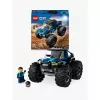 Konstrukciju rotaļlieta LEGO City 60402 Zilais monstru kravas auto ar lielām riepām, 148 detaļas, 1 minifigūra, vecumam 5+