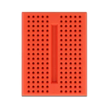 Maizes dēlis DELOCK 18318 — plastmasas bezlodēšanas prototipēšanas plate, 36 × 46 × 10 mm, sarkana