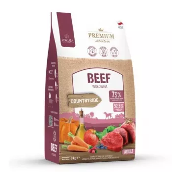 POKUSA Premium Selection Beef Adult - sausā suņu barība - 3kg