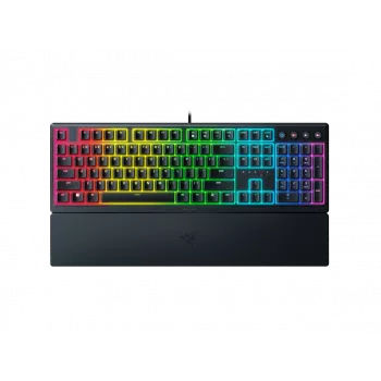 Razer Ornata V3 RGB spēļu USB tastatūra melna pilna izmēra vadu mecha-membrane