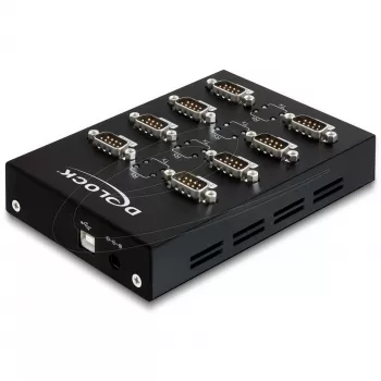 DeLock USB2.0 uz 8 x seriālo adapteri - Seriālais adapteris - USB2.0 - RS-232 - 8 porti (61860)
