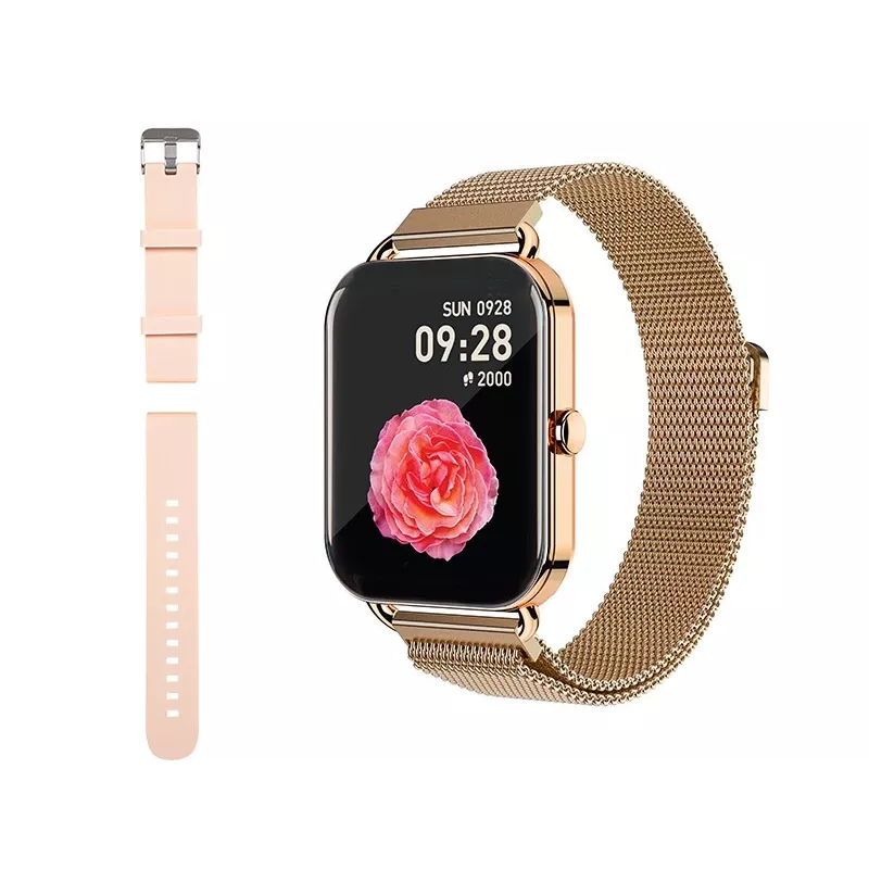 Smartwatch X16 Bluetooth rozā