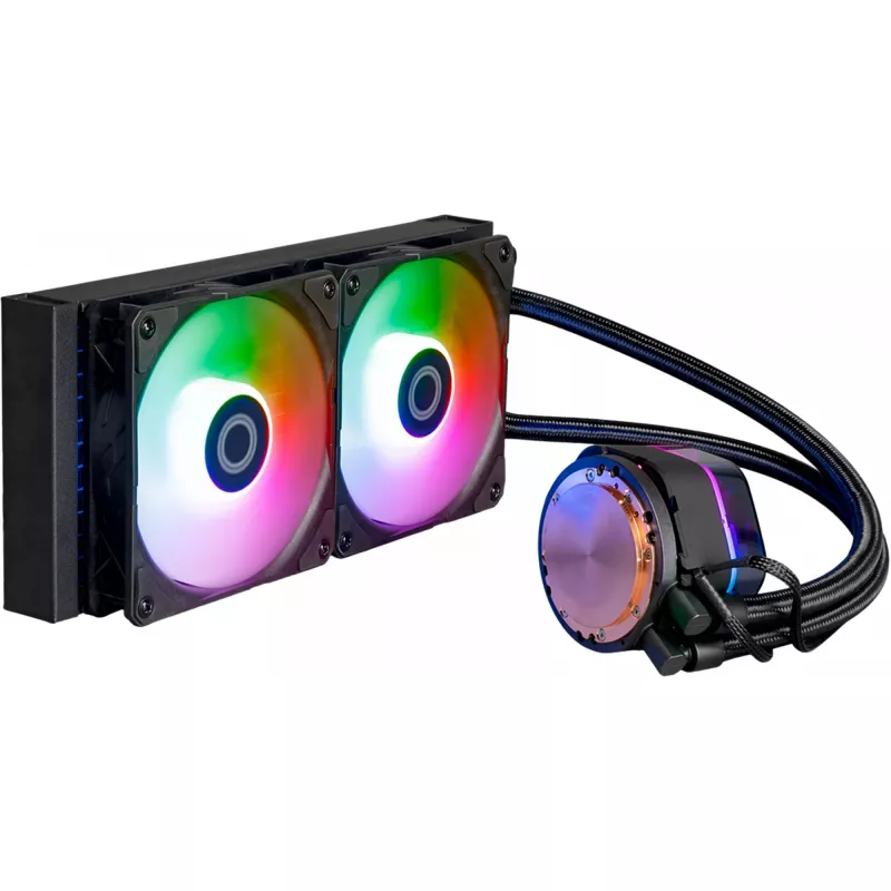 COOLER MASTER MasterLiquid MLX-D24M 240mm ARGB šķidruma CPU dzesētājs