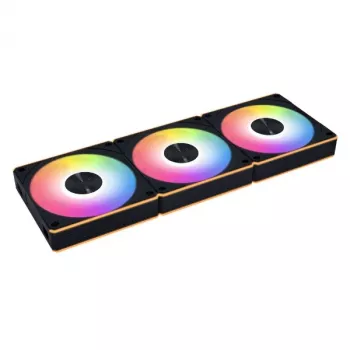 LIAN LI UNI FAN CL 120mm ARGB melns 3 gab. komplekts