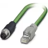 PHOENIX-CONTACT VS-M12MS-IP20-93B-LI/3,0 M12 signāla kabelis, 3 m, IP20