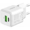 USB C/A tīkla lādētājs YENKEE YAC G38 20W 3A ar Power Delivery atbalstu (USB‑C un USB‑A)
