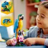 LEGO komplekts Exotic Parrot 31136 — Creator vitrīnas modelis, 253 detaļas, 220×120×110 mm