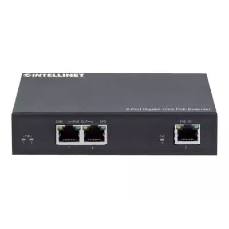 Tīkla raidītājs Intellinet 2 portu Gigabit Ultra PoE paplašinātājs