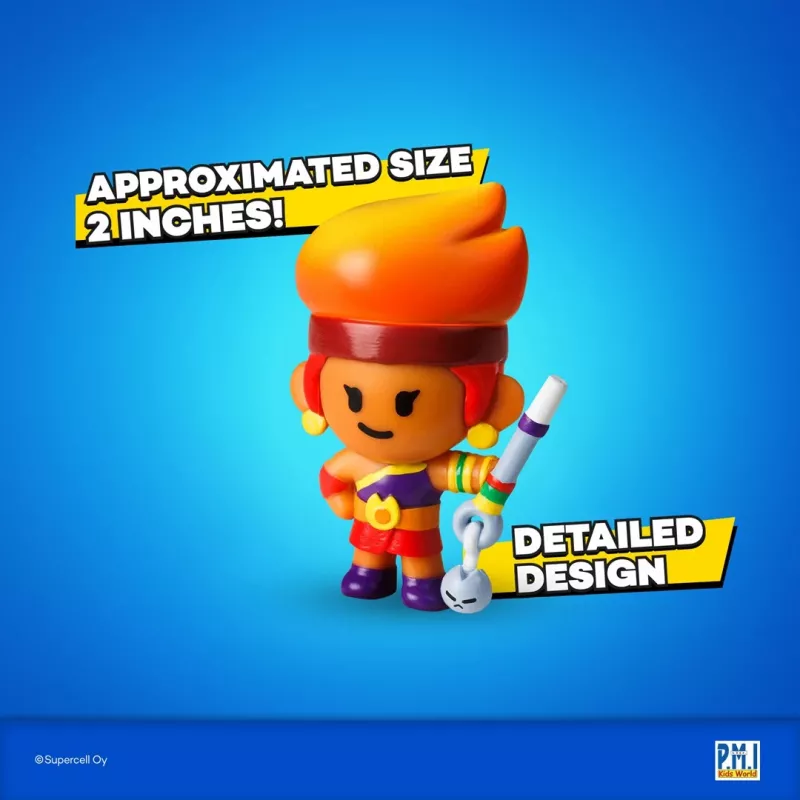 BRAWL STARS S1 FIGŪRIŅAS - 8 GAB. DELUXE KASTĪTE VER.C