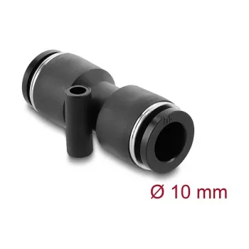 DeLOCK 60744 pneimatiskais savienotājs 10 mm taisns ar montāžas atveri