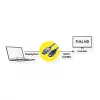Video kabeļa adapteris ROLINE 11.45.5780 1m DisplayPort uz HDMI melns