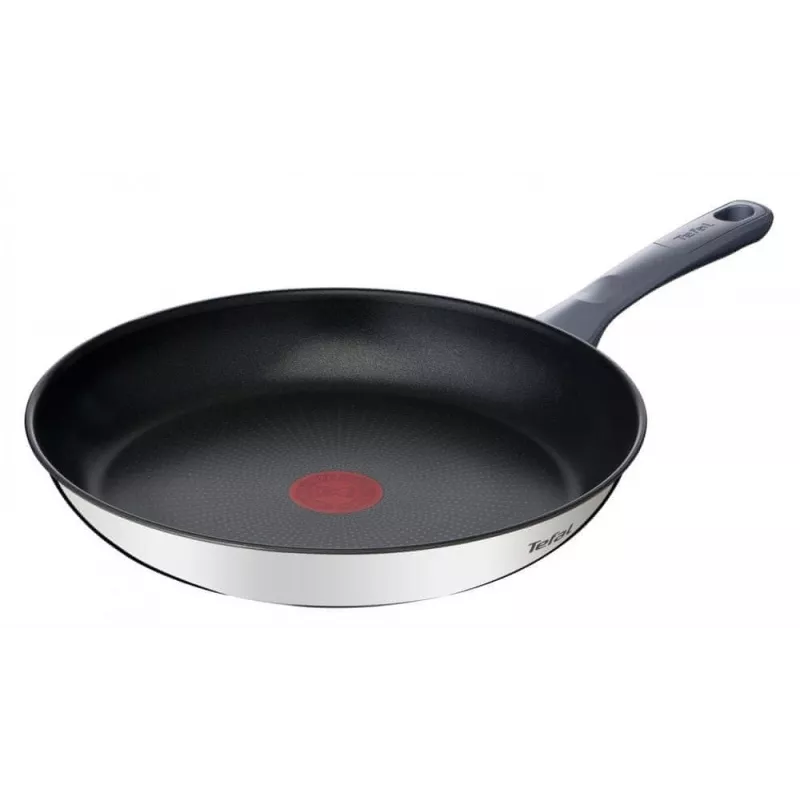 Universāla panna Tefal Daily Cook G7300655 no nerūsējošā tērauda 28 cm, viens bakelīta rokturis, titāna iekšējais pārklājums