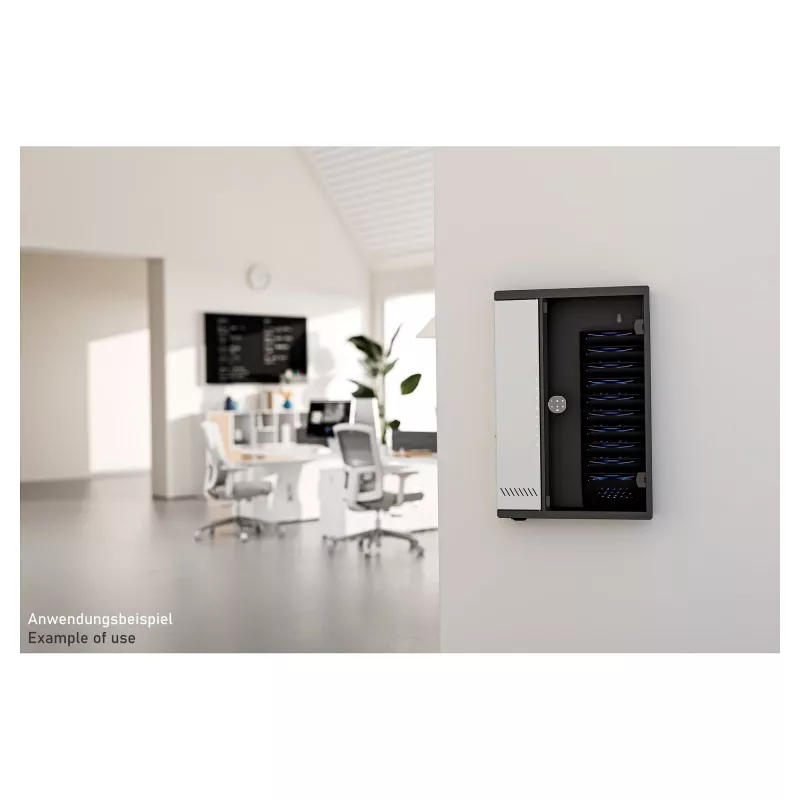Good Connections sienas uzlādes skapītis līdz 11 ierīcēm, USB-C, 30 W pieslēgvieta
