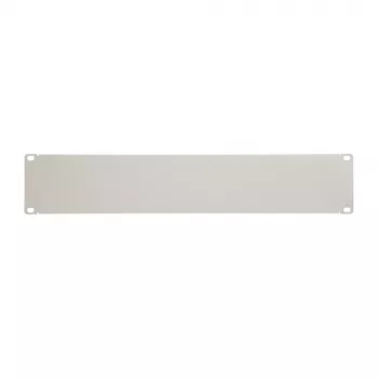 Rack aizbīdnis Extralink Front Blank Panel 2U 19 collu pelēks, 2U, 19 collu, pelēks