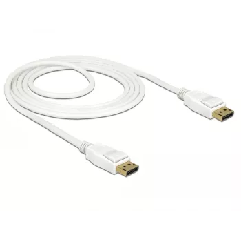 DisplayPort kabelis DeLOCK 85509 1,5 m Balts