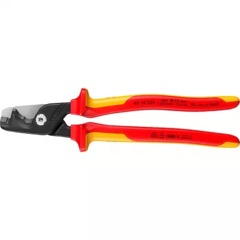 Kabeļu grieznes Knipex 95 18 225 VDE, izolēti rokturi, garums 225 mm