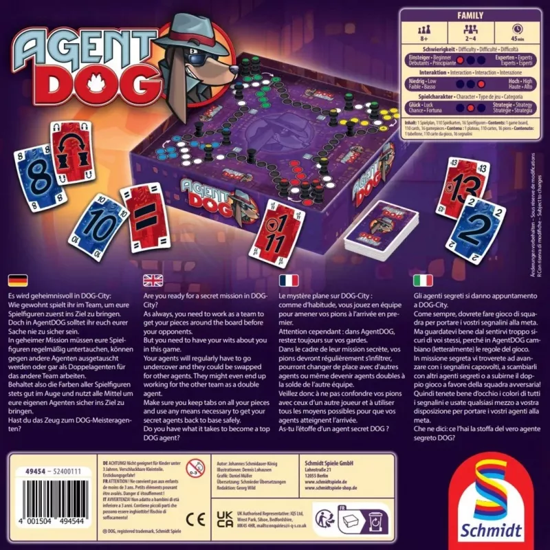 Agent DOG, galda spēle