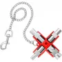 Knipex 00 11 06 universālā/vadības skapja atslēga