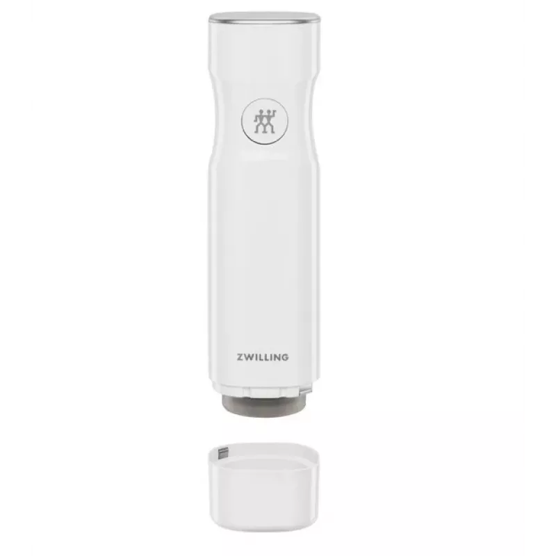 Vakuumēšanas kastes ZWILLING 36807-007-0, plastmasas taisnstūrveida pārtikas trauks, 1,1 l & 2,3 l, hermētiski noslēdzams vāks, noņemams, caurspīdīgi balts