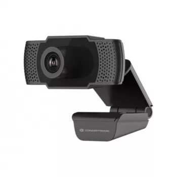Conceptronic AMDIS 1080P Full HD tīmekļa kamera ar mikrofonu, 2 MP, 1920 x 1080 pikseļi, Full HD, 30 kadri/s, H.264, M-JPEG, YUV, 90°