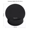 Delock Ergonomisches Mauspad mit Handballenauflage schwarz 252x227 mm