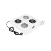 ROLINE 19 collu indukcijas ventilatora bloks 26.21.0076, pelēks, 2 ventilatori