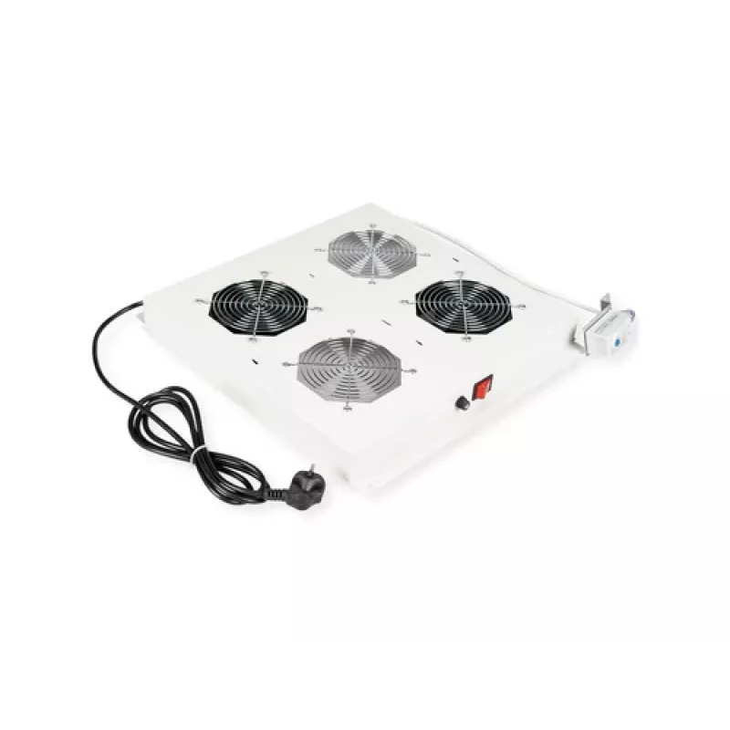 ROLINE 19 collu indukcijas ventilatora bloks 26.21.0076, pelēks, 2 ventilatori