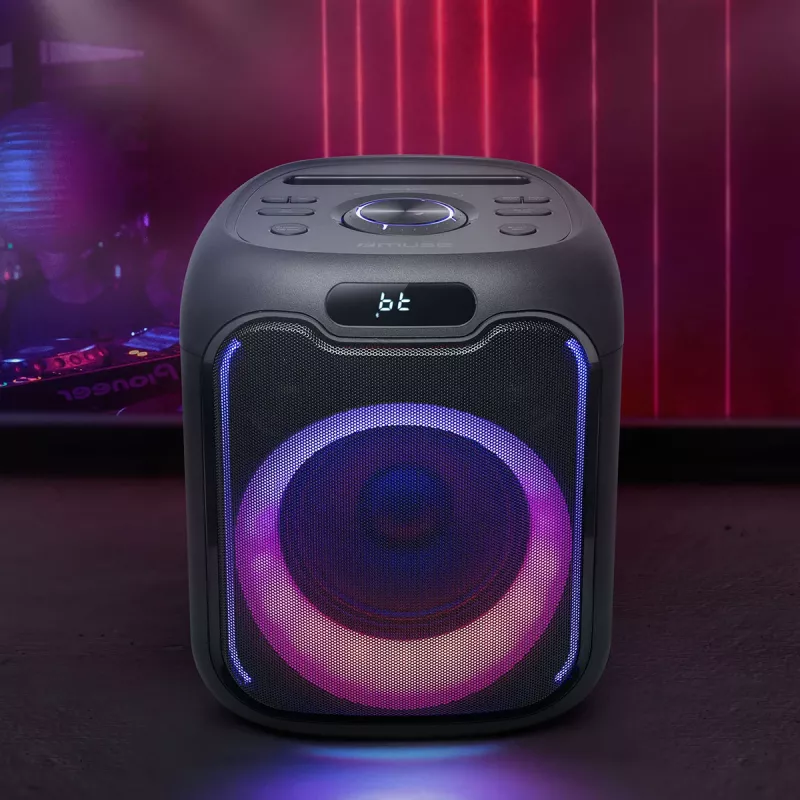 Muse M-1803 pārnēsājams DJ/ballīšu skaļrunis Melns 150 W