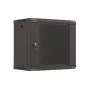 Sienas skapis LANBERG WF03-5309-10B, 9U, 500×350×540 mm, maks. slodze 60 kg, melns