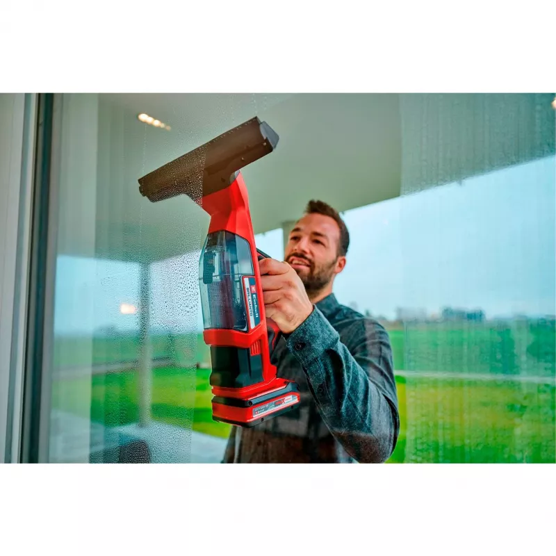 Einhell BRILLIANTO elektriskais logu tīrītājs 0,3 L Melns, Sarkans