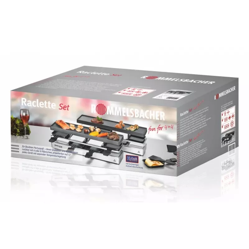 Rommelsbacher RC 1600 grils melns