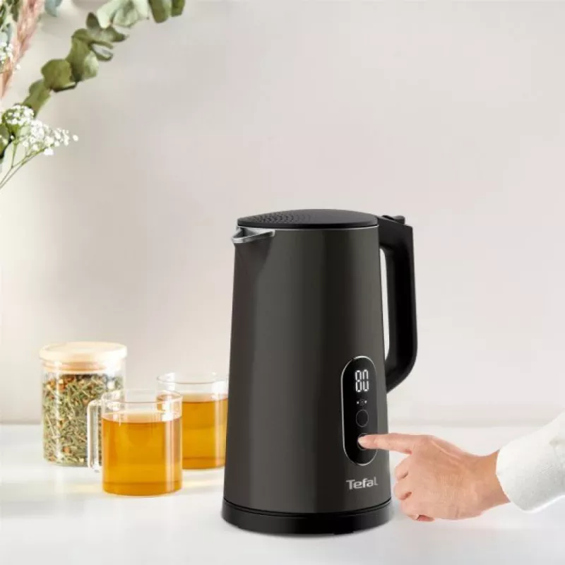 Tefal Digit KI831E10 elektriskā tējkanna 1,7 l, melna