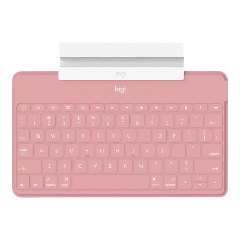 Logitech Keys-To-Go - tastatūra - Bluetooth - QWERTY - spāņu - rozā - Apple iPad/iPhone/TV