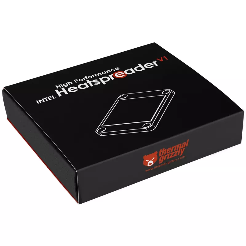 Thermal Grizzly siltuma izkliedētājs Intel High Performance Heatspreader V1 – metāla termiskā saskarne CPU dzesēšanai