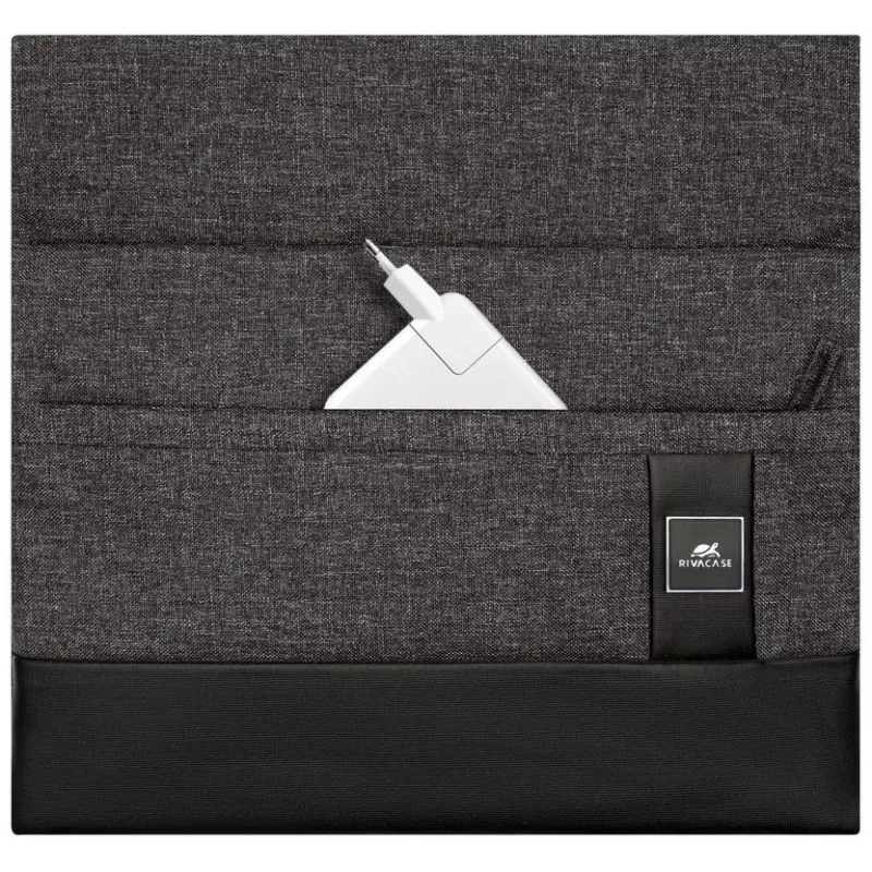 Sleeve case Rivacase 8802 laptop case 33.8 cm (13.3 inch) Melns pelēka